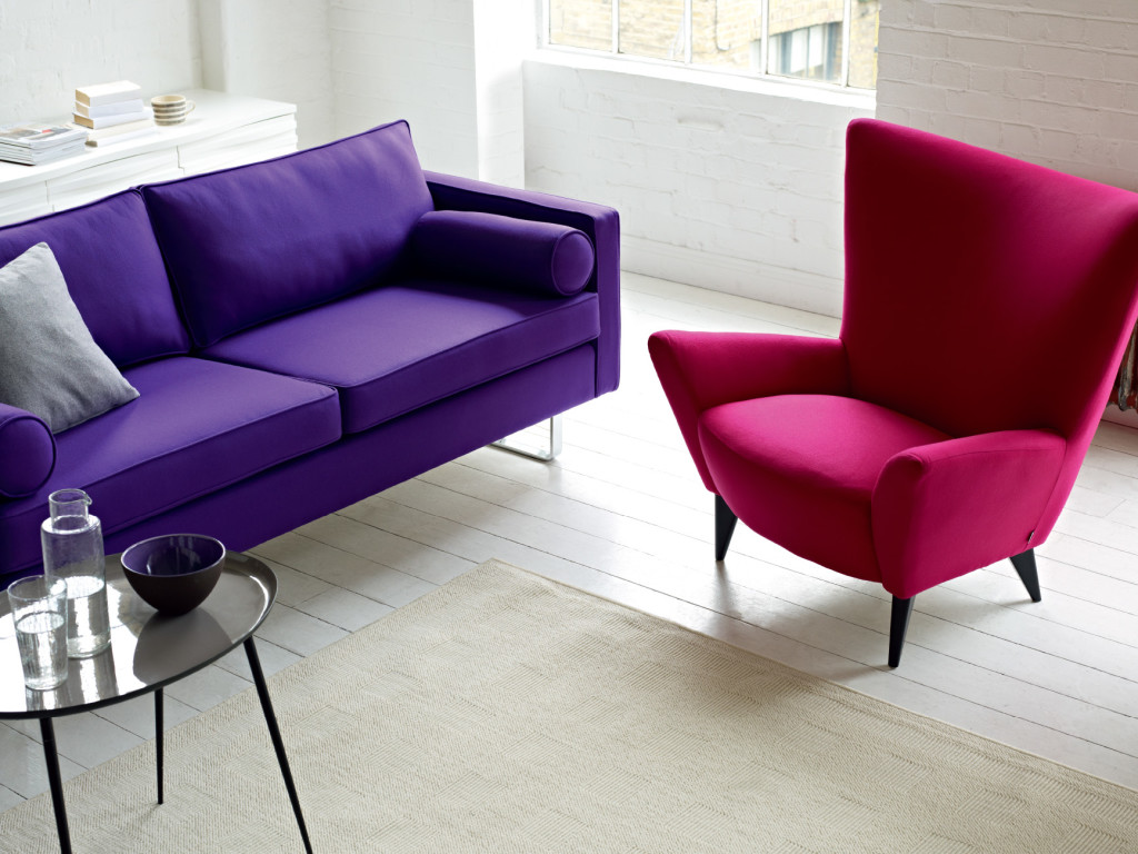 59th Street 2-Seater Sofa by Conran (purple)