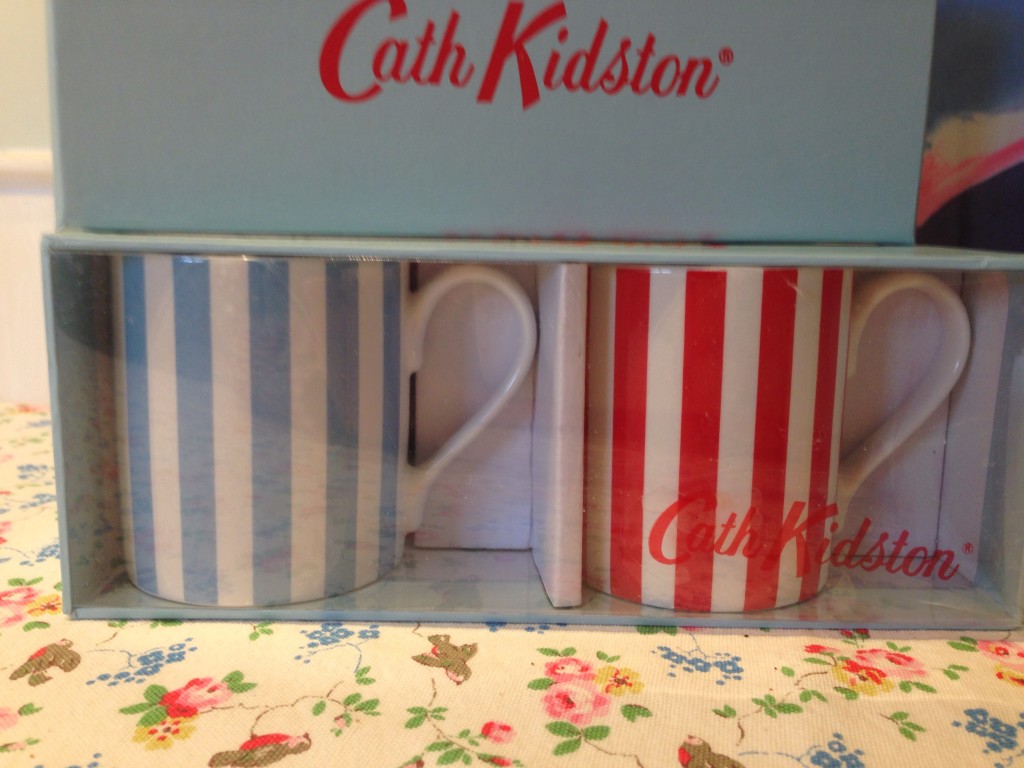 Cath Kidston striped mugs set