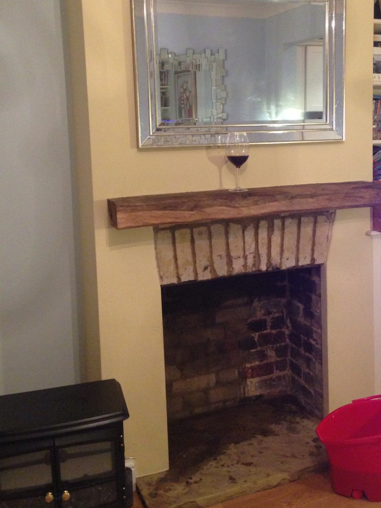 painting a fireplace