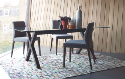 Dining room rug by Habitat