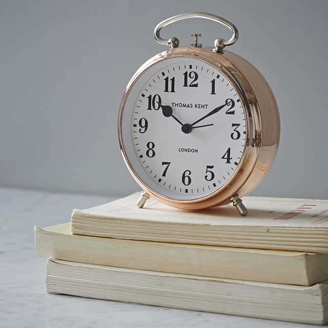 Rose Gold Alarm Clock