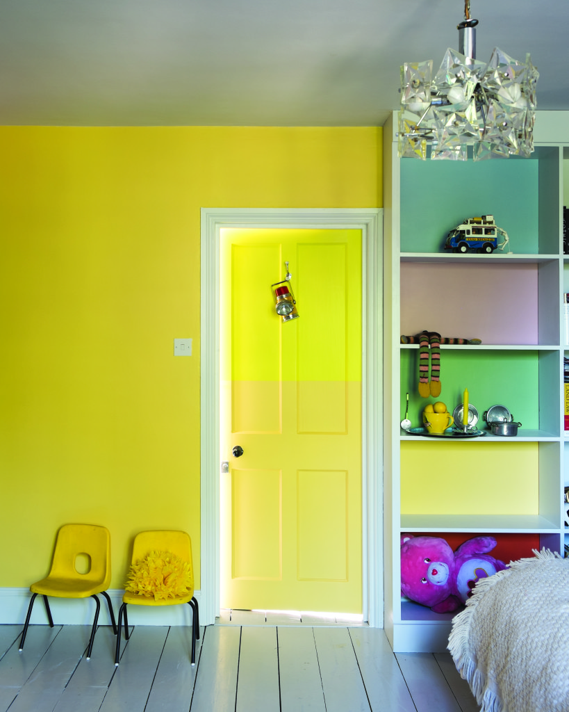 Farrow & Ball Yellow Children's Playroom