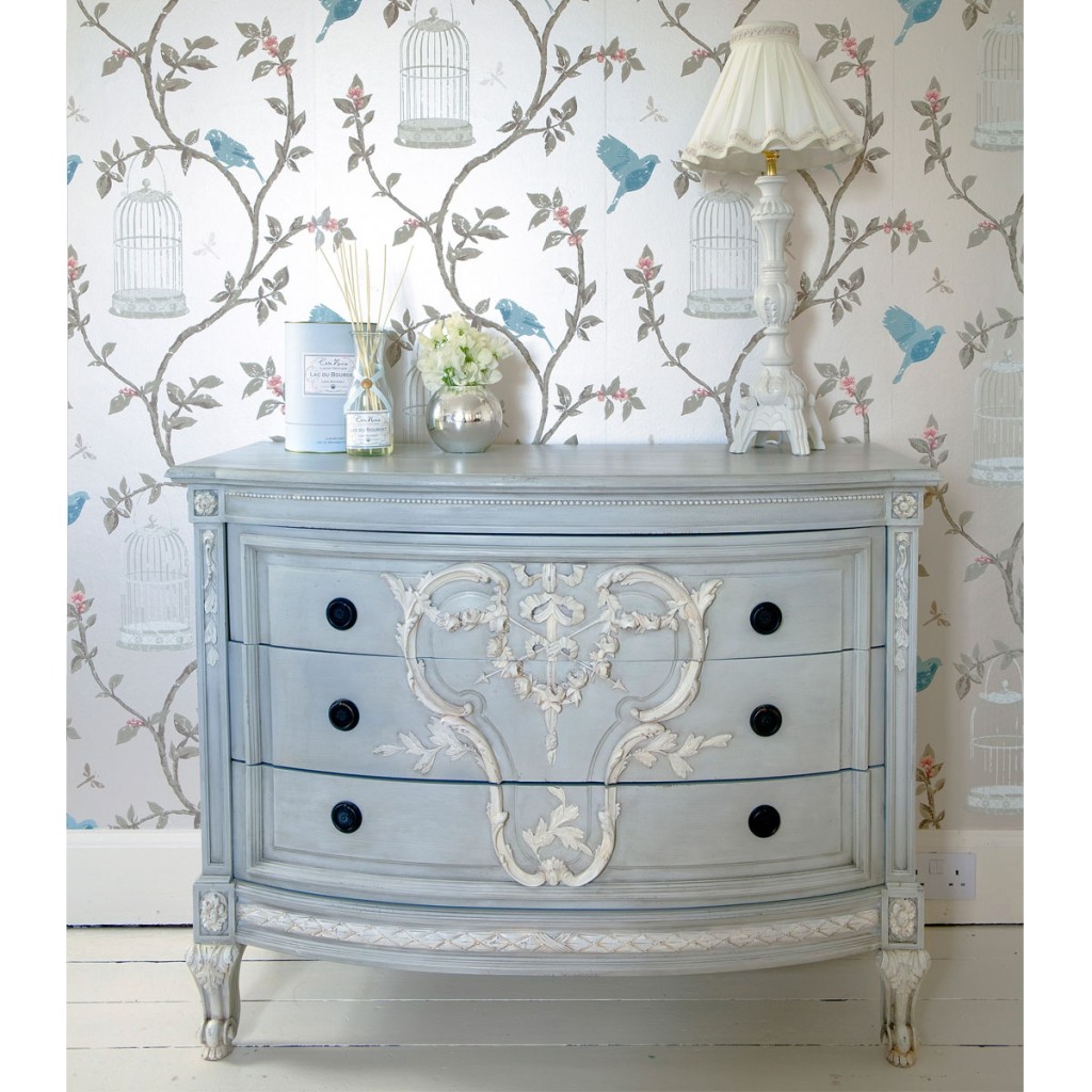pale blue Chest of Drawers
