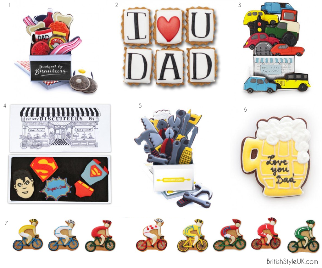 father's Day gifts from biscuiteers