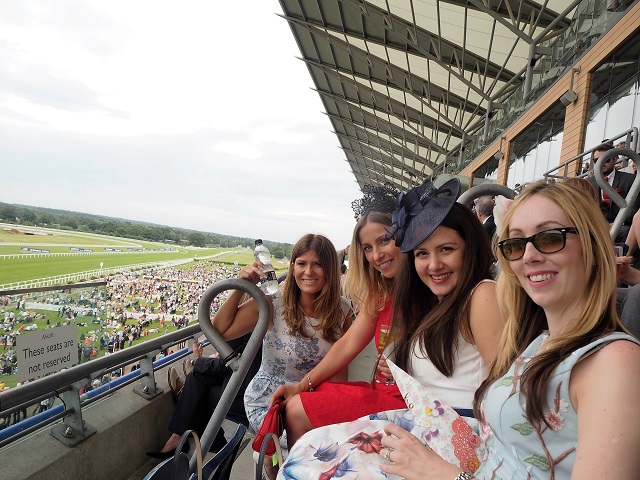 hen party at Ascot Races