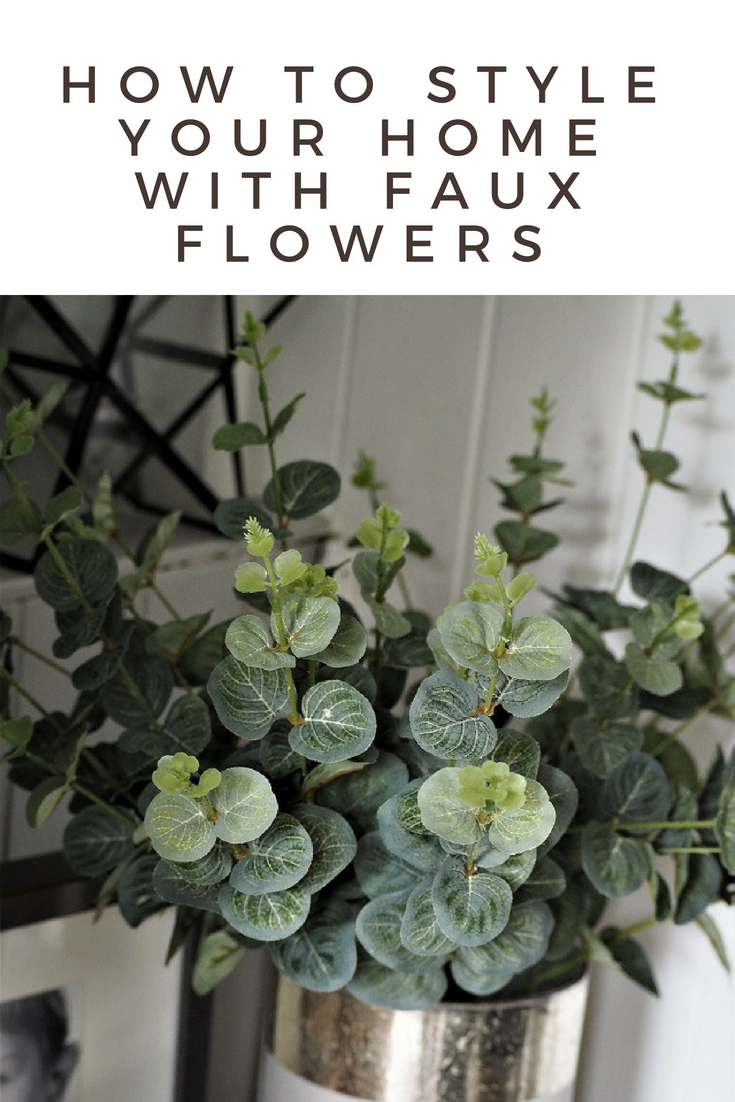 How to style your home with faux flowers