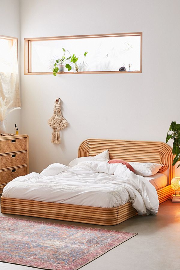 Rattan bed Urban Outfitters