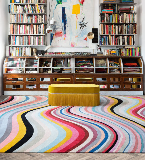 Adding wow factor with a maximalist rug