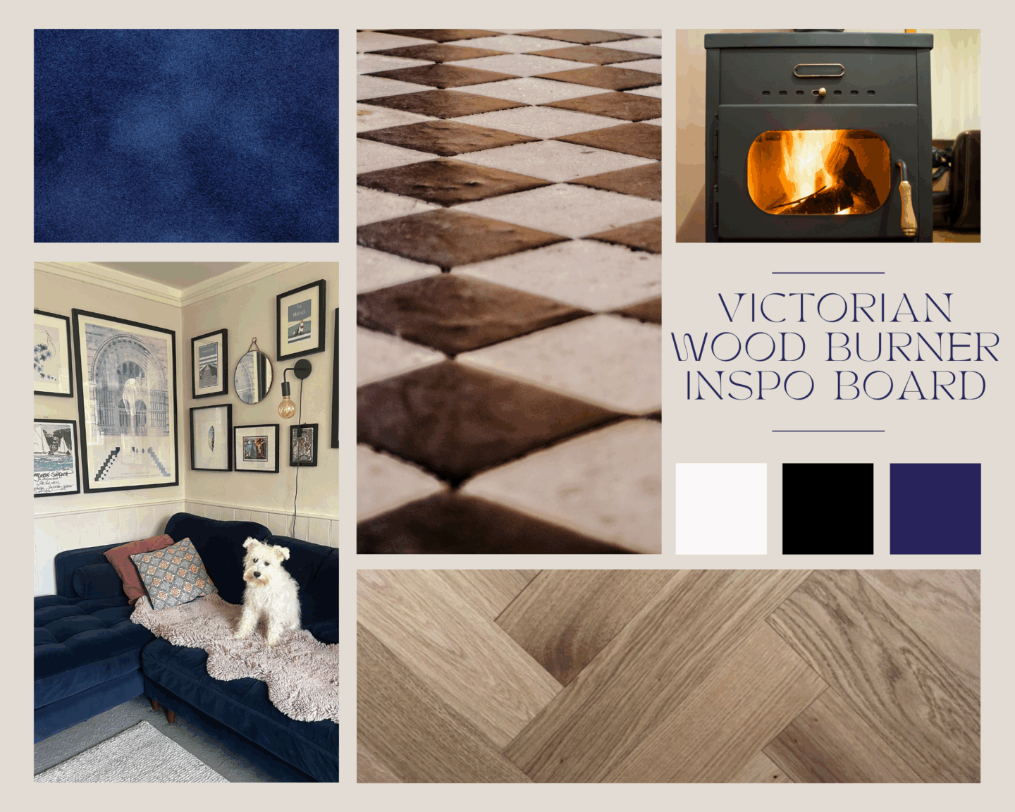 House reno diaries: Installing a wood burning stove with Victorian tiles